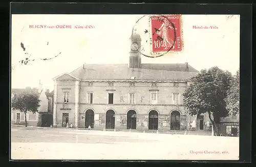 AK Bligny-sur-Ouche, Vue sur Hotel de Ville