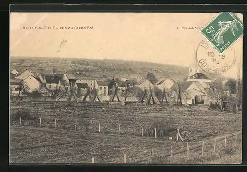 AK Villey-sur-Tille, Vue du Grand Pré