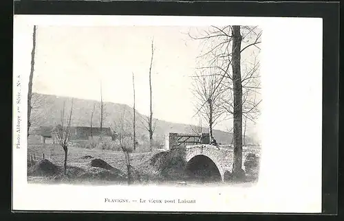 AK Flavigny, le vieux pont Laisant