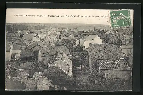 AK Veuxhaulles, Panorama pris du haut du Clocher