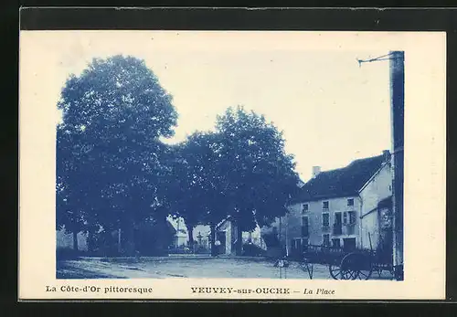 AK Veuvey-sur-Ouche, la Place