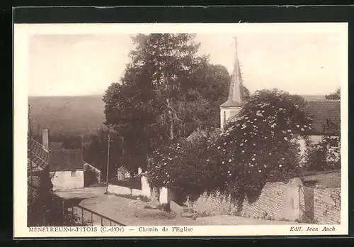 AK Ménétreux-le-Pitois, Chemin de l'Eglise