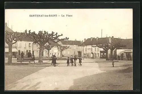 AK Santenay-les-Bains, la Place