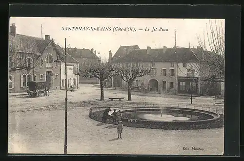 AK Santenay-les-Bains, le Jet d'eau