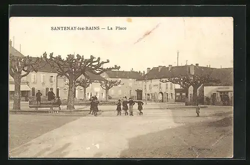 AK Santenay-les-Bains, la Place