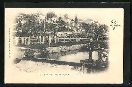 AK Recey-sur-Ource, l'Ource