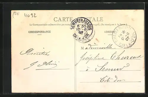 AK Chamesson-sur-Seine, les Usines et le Déversoir