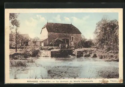 AK Pothiéres, le déversoir du Moulin Clemencelle