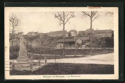 AK Bremur-et-Vaurois, le Monument