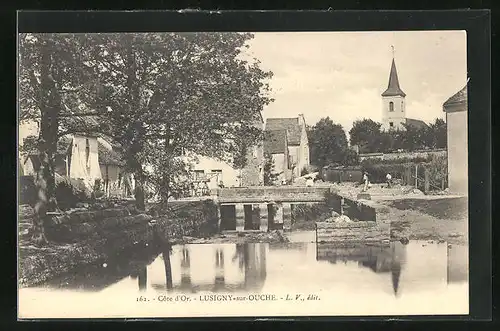 AK Lusigny-sur-Ouche, le Canal