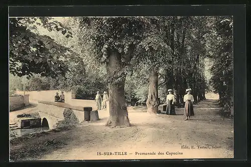 AK Is-sur-Tille, Promenade des Capucins