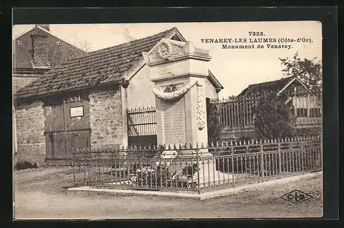 AK Venarey-les-Laumes, Monument de Venarey