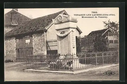 AK Venarey-les-Laumes, Monument de Venarey