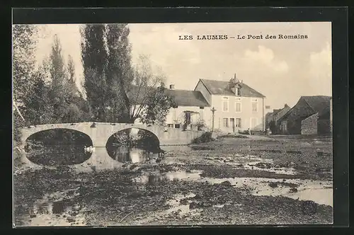 AK Les Laumes, Le Pont des Romains