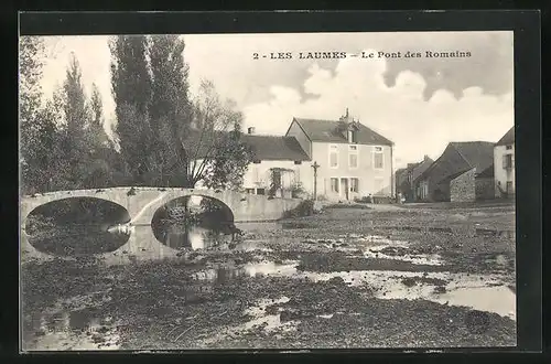 AK Les Laumes, Le Pont des Romains