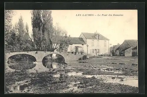 AK Les Laumes, Le Pont des Romains