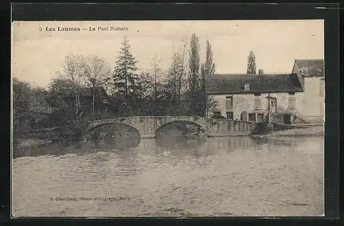 AK Les Laumes, Le Pont Romain