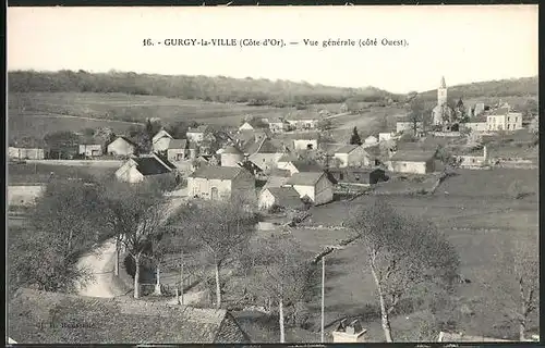 AK Gurgy-la-Ville, Vue generale