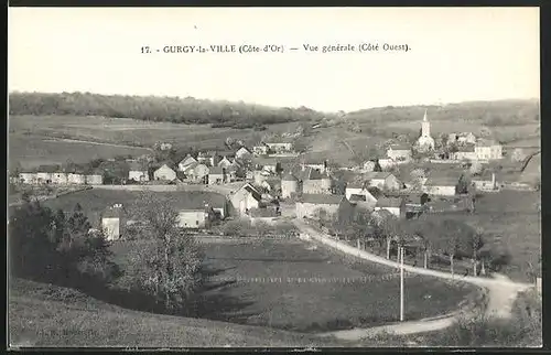 AK Gurgy-la-Ville, Vue generale