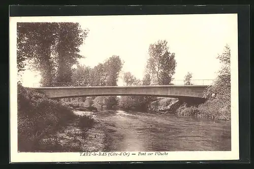 AK Tart-les-Bas, pont sur l`Ouche