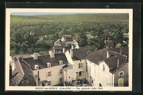 AK Recey-sur-Ource, Panorama, cote Sud