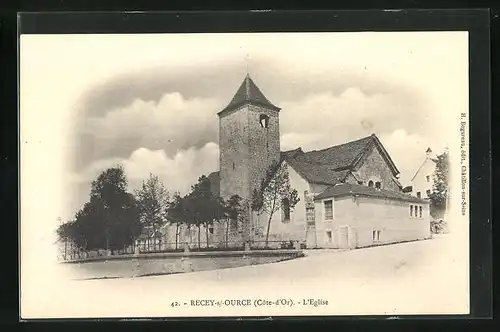 AK Recey-s /-Ource, Vue sur l`Eglise