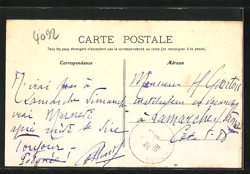 AK Brazey-sur-Plaine, Eglise et Mairie