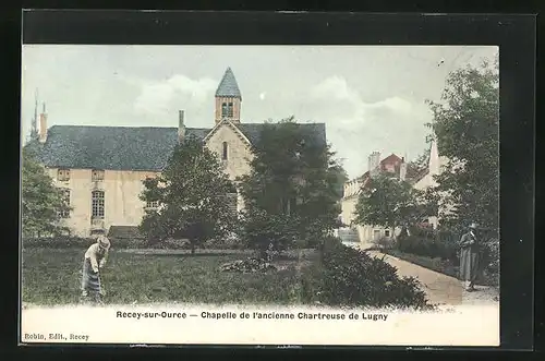 AK Recey-sur-Ource, Chapelle de l`ancienne Charteuse de Lugny