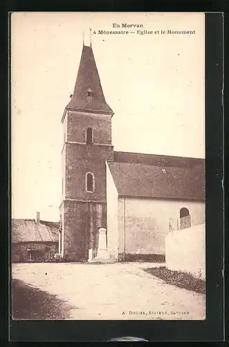 AK Ménessaire, Eglise et le Monumnet