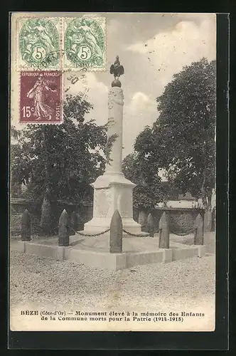 AK Bezen Monument élevé à la memoire des Enfants de la Commune morts pour la Petite