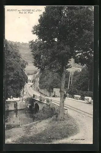AK Bligny-sur-Ouche, Rue du Pont