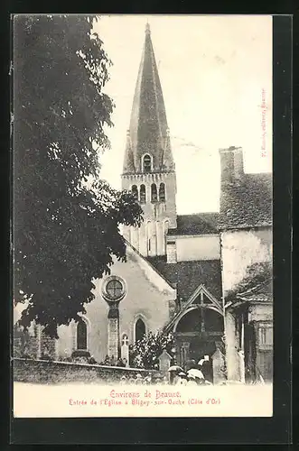 AK Bligny-sur-Ouche, Entrée de l`Eglise