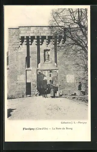 AK Flavigny, La Porte du Bourg