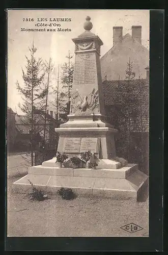 AK Les Laumes, Monument aux Morts