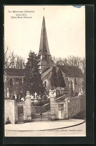 AK Saulieu, Eglise Saint-Saturnin