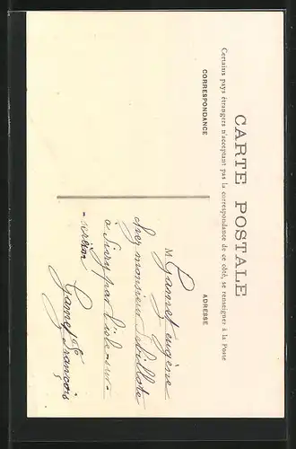 AK Flavigny, Une terrasse dans l`ancien Couvent des Ursulines École Saint-Bernard