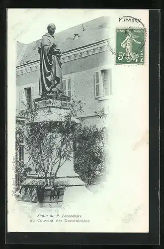 AK Flavigny, Statue du P. Lacordaire