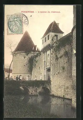 AK Posanges, L`entrée du Château