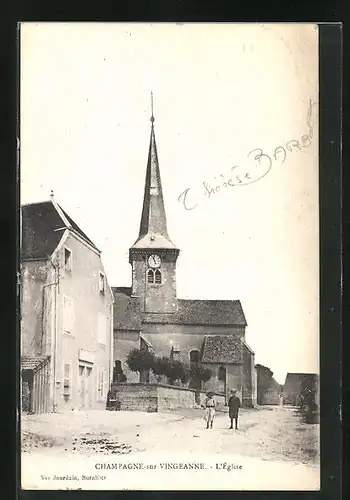 AK Champagne-sur-Vingeanne, L`Église