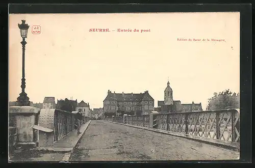 AK Seurre, Entrée du pont