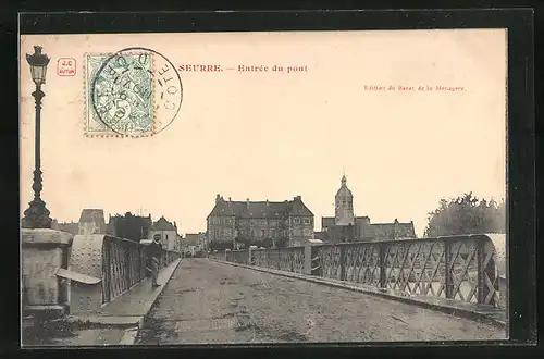 AK Seurre, Entrée du pont