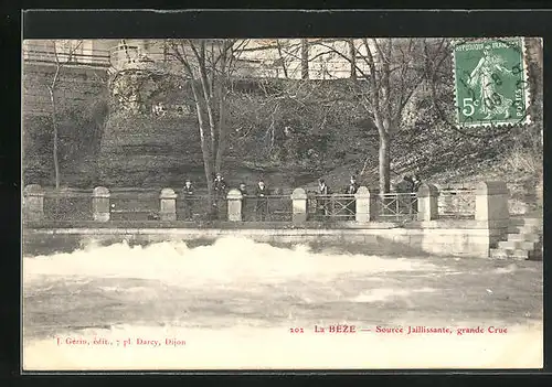 AK Béze, Source Jaillissante, grande Crue
