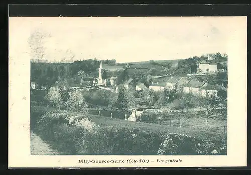 AK Billy-Source-Seine, Vue générale