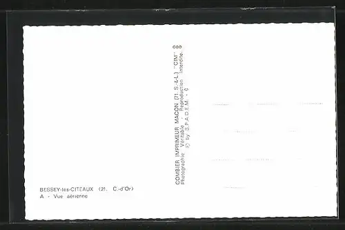 AK Bessey-lés-Citeaux, Vue aérienne