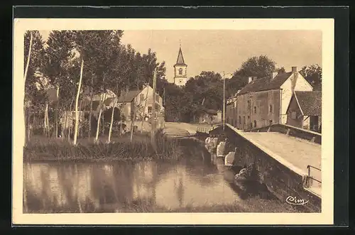 AK Chamesson, Le Pont et l`Eglise