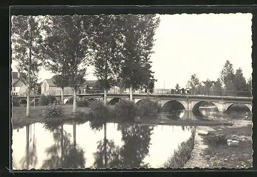 AK Brion-sur-Ource, La Grand Pont sur l`Ource