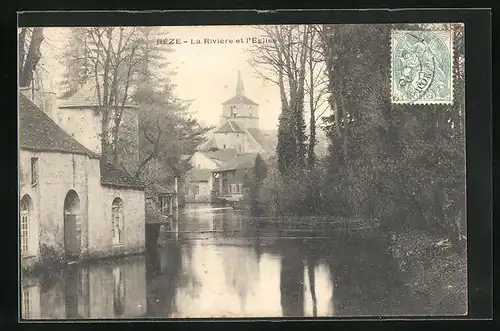AK Beze, La Riviere et l`Eglise
