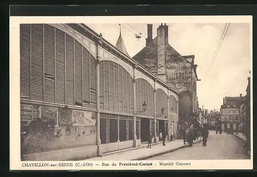 AK Chatillon-sur-Seine, Rue du Président-Carnot