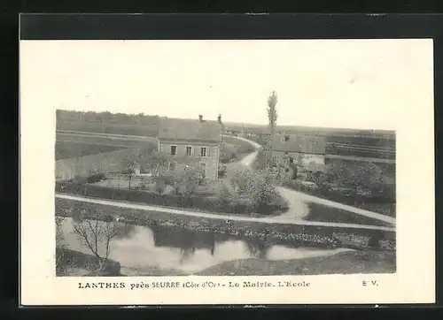 AK Lanthes, La Mairie, L`Ecole