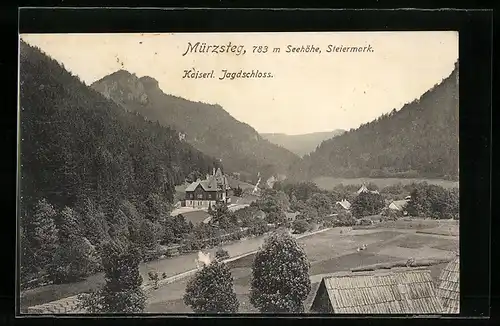 AK Mürzsteg, Kaiserliches Jagdschloss